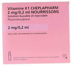 Oral vitamin k is the safest most natural way to supplement your newborn with this important the hard scientific data on oral vitamin k vs the vitamin k shot. Vitamine K1 Roche 2mg 0 2ml Nourrissons Boite D Une Ampoule