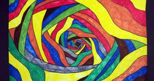 Lines Movement Repetition And Rhythm Elements Of Art Space Rhythm Art Graphic Design Art