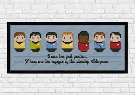 The pattern is on etsy for $4… read more. Star Trek The Original Series Digital Cross Stitch Pattern