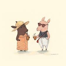 City Pigs 2 An Art Print By Dana Wulfekotte Danawulf Art Illustration Danawulfekotte Printshop Artprint Artist In 2020 Art Art Prints Childrens Illustrations