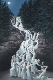Magicheskite Ilyustracii Na Rob Gonsalves Illusion Paintings Optical Illusion Paintings Optical Illusions Art