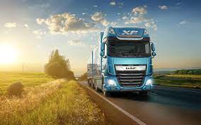 Download Wallpapers Daf Xf 4k Road Euro 6 2018 Truck Lkw Headlights Semi Trailer Truck Trucks New Xf Daf Besthqwallpapers Com 2018 Trucks Trucks Vehicles