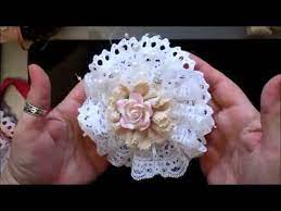 Shabby chic flowers my etsy shop: Shabby Chic Flower Tutorial And Much More Jennings644 Youtube Flower Tutorial Flower Diy Crafts Fabric Flowers