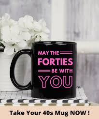 40th Birthday Gift Ideas For Sister 40th Birthday Gift 40th Birthday Mug 40 Birthday May The Forties Be With You Birthday Gift Pink 40s Funny 40th Birthday Wishes 40th Gifts 40th Birthday Funny