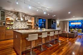 Unfortunately these types of kitchen island designs are not that suitable for adding sinks or appliances unless it is extremely long (which could cause l shaped islands are typically spacious for cooking, seating and storage. Modern Kitchen Island Designs With Seating