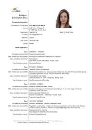 Cv Template Eu Format Magdalene Project In 2020 Curriculum Vitae Curriculum Vitae Format Cv Format