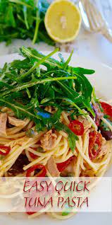 Easy Quick Tuna Pasta Recipe Tuna Pasta Quick Tuna Recipes Delicious Tuna