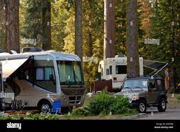 Dorst Creek Campground Map Motorhome Camping Campsite At Dorst Creek Campground Sequoia National Park  California Stock Photo - Alamy