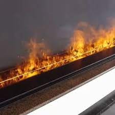 A Touchable Fire That Works On Shining Orange Led Light On Water Vapor Fire Water Orange Led Lights