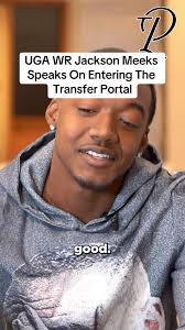 UGA WR Jackson Meeks Speaks On Entering The Transfer Portal #fyp #football  #collegefootball #uga