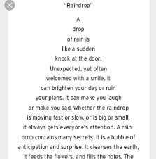Visually Descriptive Or Figurative Language Especially In A Literary Work The Poem Has Very Descriptive Language That Give Imagery Poems Literary Work Poems