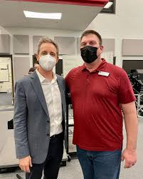 Thank you to Dr. Tommy Poole and the Oklahoma State University Jazz  Orchestra for dropping by and giving an outstanding performance this  afternoon! Be sure to check them out at the Aloft