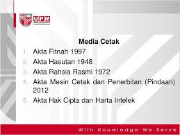 Printing presses and publications act 1984. Dasar Dan Falsafah Kepengarangan Ppt Download
