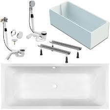 Freistehende badewannen sind das highlight in jedem bad. Badewanne Einbauwanne Rechteckwanne Acryl Wannen Set V B Bad Villeroy Boch Ebay