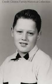 An arkansas man claiming to be bill clinton's illegitimate son has appealed to monica lewinsky for access to her infamous blue dress to provide a sample of the former president's genetic material. Young Bill Clinton