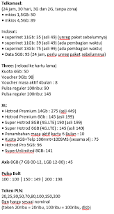 Selain inject ada juga yang namanya voucher, pengisian pulsa dan kuota internet menggunakan voucher masih jarang dilakukan karena pembeli bagi penjual pulsa dan kuota internet, voucher fisik harus di aktifkan dulu menggunakan barcode biasanya yang mengaktifkan voucher kuota ini adalah. Apakah Kuota Three Harus Di Inject Dulu Jual Voucher Isi Ulang Data Tri 4 Gb Kuota Vocer Three Regular 4gb 24 Jam Jakarta Barat Erni Triani Shop Tokopedia Kita Bisa