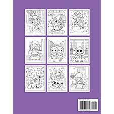 Printable anime coloring pages for kids and adults. Buy Creepy Chibi Cute Horror Coloring Book Spooky Coloring Pages With Kawaii Horror Characters Paperback March 7 2021 Online In Indonesia B08y4lbvrw