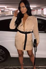 Shirt with shorts is the most comfortable and effortless outfit, especially for summers. Camel Utility Belted Zip Front Shirt Dress Meliyah Rebellious Fashion