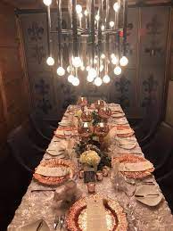 See more party planning ideas at catchmyparty.com! Blush Dinner Party Party Ideas Photo 1 Of 6 Catch My Party