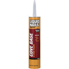 What kind of baseboard should i use for my wall? Liquid Nails Cb 10 Cove Base And Stair Tread Adhesive 10 Ounce Buy Online In Bermuda At Bermuda Desertcart Com Productid 35464664
