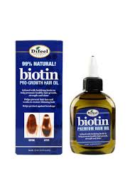 First of all, less hair falling off. Difeel 99 Natural Biotin Pro Growth Hair Oil 2 5 Oz