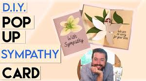 Whether you want to express your own feelings, acknowledge the feelings of others, share a memory or offer ongoing support, you're going to need to put all of these sentiments into the right words. Learn How To Make Sympathy Cards Sympathy Cards Cricut Sympathy Card Tutorial Diy Pop Up Cards Youtube