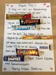 Men… der er altså altid noget, som man kan give til sine elskede forældre. Slik Kort Hjemmelavede Julegaver Sjove Gaver Fodselsdagskort