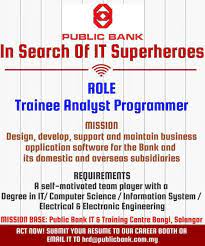 Our bank never asks such information from customers. Public Bank S Ucsi Employment Co Op Placement Centre Facebook