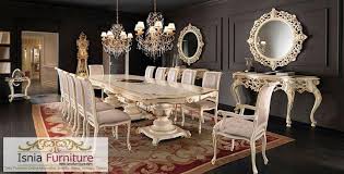 Toko asia furniture jepara menyedikan perabotan furniture dapur kursi makan dengan kualitas mebel jepara yang sudah terbukni kualitas terbaik di indonesia. Jual Meja Makan Mewah Besar Kota Denpasar 12 Kursi