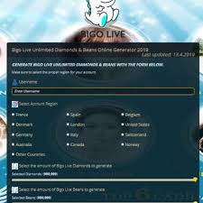 In this mod, you will get . Bigo Live Unlimited Diamonds Beans Online Generator 2019
