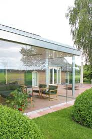 Schiebetur Aussenbereich Glas Transparente Schiebewande Von Sunflex In 2020 Sommergarten Glasschiebetur Wintergarten
