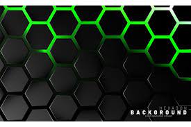 Maybe you would like to learn more about one of these? Abstract Black Hexagon Pattern On Green Neon Background 762909 Backgrounds Design Bundles
