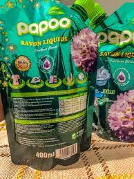 Savon liquide papoo Carton 12 sachet disponible au Mali