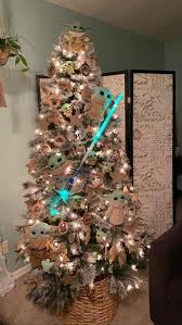 This Is The Way To Make A Baby Yoda Christmas Tree Themandaloriantv Star Wars Christmas Tree Star Wars Christmas Christmas Tree Themes