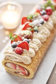 Mont Blanc Christmas Log Christmas Cooking Delicious Desserts Food