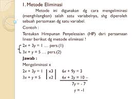 Sistem Persamaan Linear Dua Variabel Spldv Ppt Download