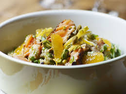 Bulgur Lachs Salat Mit Orangen Rezept Salat Mit Lachs Bulgur Rezepte