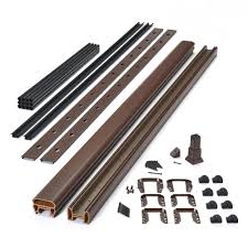 It never needs to be painted or stained. Trex Transcend 8 Ft Vintage Lantern Composite Rail And Black Aluminum Round Baluster Kit With Stair 42 In Rail Height 543404153 The Home Depot