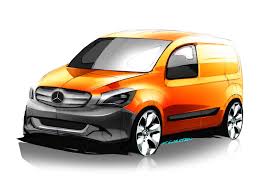 Mercedes Benz Citan Concept Design Sketch Car Body Design Car Mercedes Benz Mercedes Benz Commercial