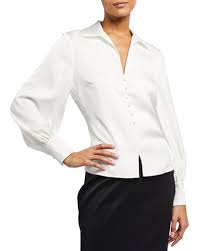 No matter the season or the occasion, you'll find just what you need to craft the perfect outfit with ease. Long Sleeves Satin Blouse Neiman Marcus