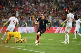 Croatia captain luka modric, left, will take on harry kane's england in the second world cup 2018. Mario Mandzukic Croatia Scores V England World Cup 2018 Images Football Posters