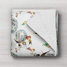 Peter Pan In White Baby Blanket Neverland Crib Blanket Suitebaby Suitebaby Shop