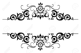 Find & download free graphic resources for black and white background. A Floral Border Design Over The White Background Stock Photo Picture And Royalty Free Image Image 5678619