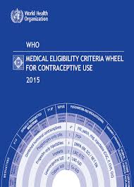 medical eligibility criteria wheel for contraceptive use