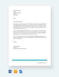 The right letter of recommendation written by the right person can move mountains and make a student stand out from the competition. Free 38 Letters Of Recommendation For Student In Pdf Ms Word Pages Google Docs