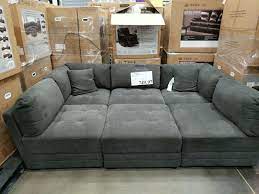 There are multiple configurations possible to fit your space with this modular set from thomasville. 6 Piece Fabric Modular Sectional Costco97 Com