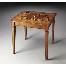Butler Breckinridge Rustic Game Table 2364120 Rustic Game Tables Backgammon Table Modern Game Tables