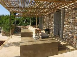Amenager Une Cuisine D Ete Dans Le Jardin Pergola Rustique Pergola Pergola Design