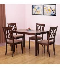 Buy Peak 4 Seater Dining Set Home By Nilkamal Cappucino Online At Home Four Seater Dining Table 4 Seater Dining Table Dining Table