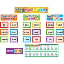 second 100 sight words pocket chart cards tcr20846 teacher created resources